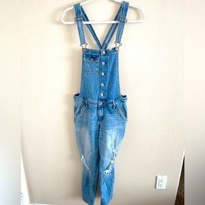 Hollister Boyfriend Fit Denim Jean Overall size‎ Small